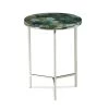Foster Agate Top and Nickel Antique Base Round Chairside Table by Steve Silver -Steve Silver Online Store agate top and nickel antique base steve silver end side tables ft140ec 64 1000