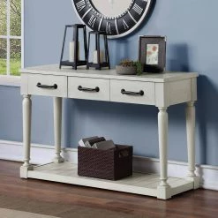 Hemingway Alabaster Sofa Table by Steve Silver -Steve Silver Online Store alabaster finish steve silver console tables hm100s 31 1000