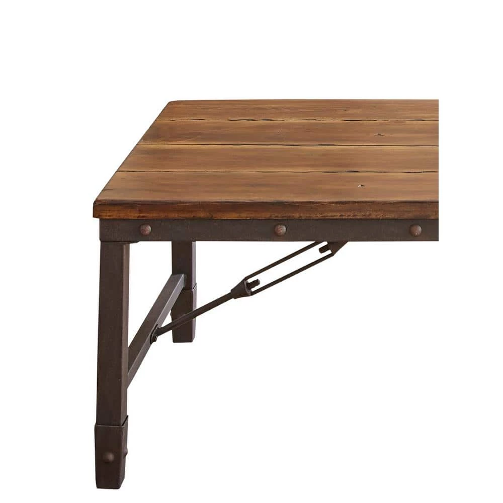 Ashford 48 in. Antique Honey Large Rectangle Wood Coffee Table by Steve Silver 4 Ashford 48 in. Antique Honey Large Rectangle Wood Coffee Table by Steve Silver - Image 2