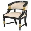 Neoclassical Egyptian Black Mahogany Revival Chair by Design Toscano 1 Neoclassical Egyptian Black Mahogany Revival Chair by Design Toscano -Steve Silver Online Store black design toscano dining chairs af51402 64 1000