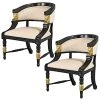 Neoclassical Egyptian Black Mahogany Revival Chair (Set of 2) by Design Toscano -Steve Silver Online Store black design toscano dining chairs af951402 64 1000