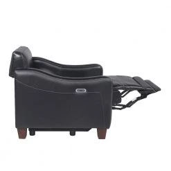 Giorno 35 in. Black Leather Power Recliner with Wall Saver Design by Steve Silver 14 Giorno 35 in. Black Leather Power Recliner with Wall Saver Design by Steve Silver -Steve Silver Online Store black leather steve silver recliners gi850rb 1f 1000