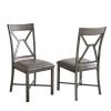 Alamo Black Side Chair (Set of 2) by Steve Silver 2 Alamo Black Side Chair (Set of 2) by Steve Silver -Steve Silver Online Store black steve silver accent chairs al450s 64 1000