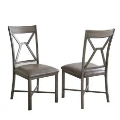 Alamo Black Side Chair (Set of 2) by Steve Silver
