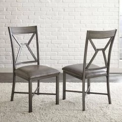 Alamo Black Side Chair (Set of 2) by Steve Silver -Steve Silver Online Store black steve silver accent chairs al450s c3 1000