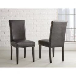 Verano Black Side Chair (Set of 2) by Steve Silver 13 Verano Black Side Chair (Set of 2) by Steve Silver -Steve Silver Online Store black steve silver accent chairs vr450sk 31 1000