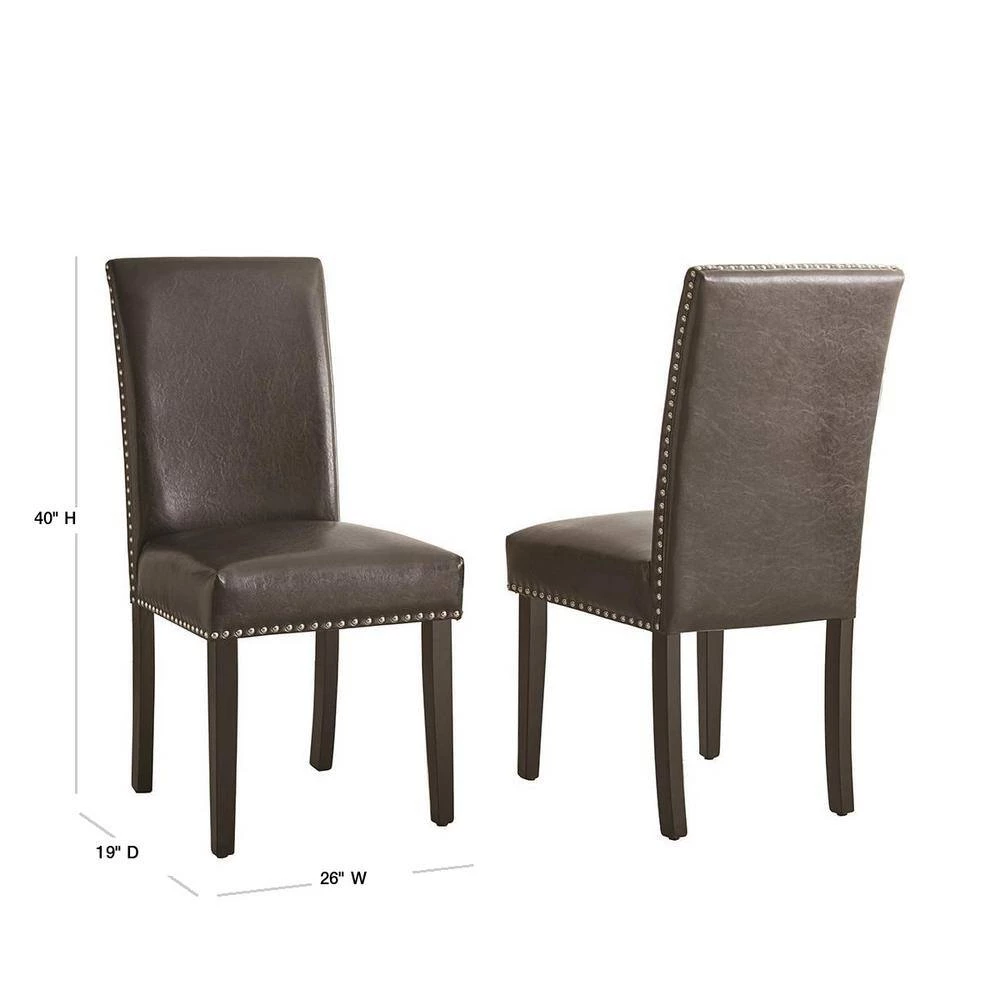 Verano Black Side Chair (Set of 2) by Steve Silver 5 Verano Black Side Chair (Set of 2) by Steve Silver - Image 3
