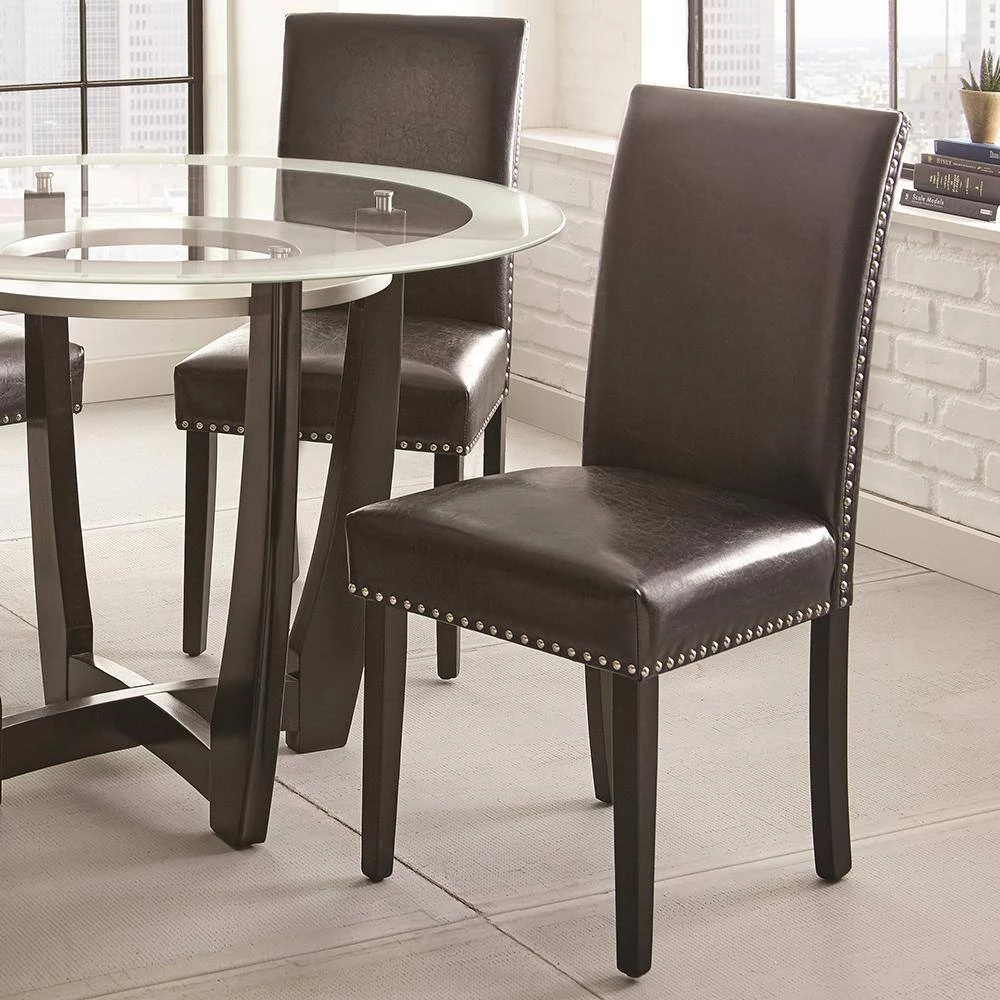 Verano Black Side Chair (Set of 2) by Steve Silver 4 Verano Black Side Chair (Set of 2) by Steve Silver - Image 2