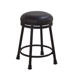 Claire 24 in. Black Base with Brown seat Swivel Counter Stool by Steve Silver 12 Claire 24 in. Black Base with Brown seat Swivel Counter Stool by Steve Silver -Steve Silver Online Store black steve silver bar stools cr540cs c3 1000