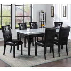 Sterling Black 18 in. Dining Chair (Set of 2) by Steve Silver -Steve Silver Online Store black steve silver dining chairs sn500s 1f 1000