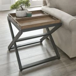 Topeka 24 in. W Brown and Ebony End Table by Steve Silver 17 Topeka 24 in. W Brown and Ebony End Table by Steve Silver -Steve Silver Online Store brown and ebony steve silver end side tables tp100e 31 1000
