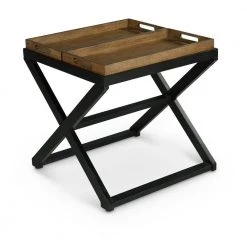 Topeka 24 in. W Brown and Ebony End Table by Steve Silver 15 Topeka 24 in. W Brown and Ebony End Table by Steve Silver -Steve Silver Online Store brown and ebony steve silver end side tables tp100e 44 1000