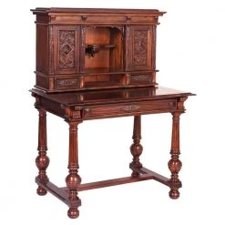 Chateau Anjou 39 in. Rectangular Mahogany Brown 3-Drawer Writing Desk by Design Toscano -Steve Silver Online Store brown design toscano writing desks af7289 77 1000