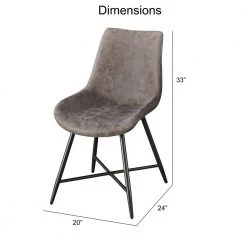 Ramona Brown Side Chair (Set of 2) by Steve Silver -Steve Silver Online Store brown steve silver accent chairs rm440sb 1f 1000