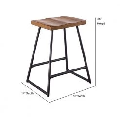 Landon Brown Wooden Counter Stool by Steve Silver 10 Landon Brown Wooden Counter Stool by Steve Silver -Steve Silver Online Store brown steve silver bar stools ld600cs 4f 1000