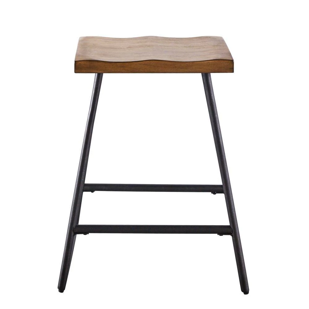 Landon Brown Wooden Counter Stool by Steve Silver 5 Landon Brown Wooden Counter Stool by Steve Silver - Image 3
