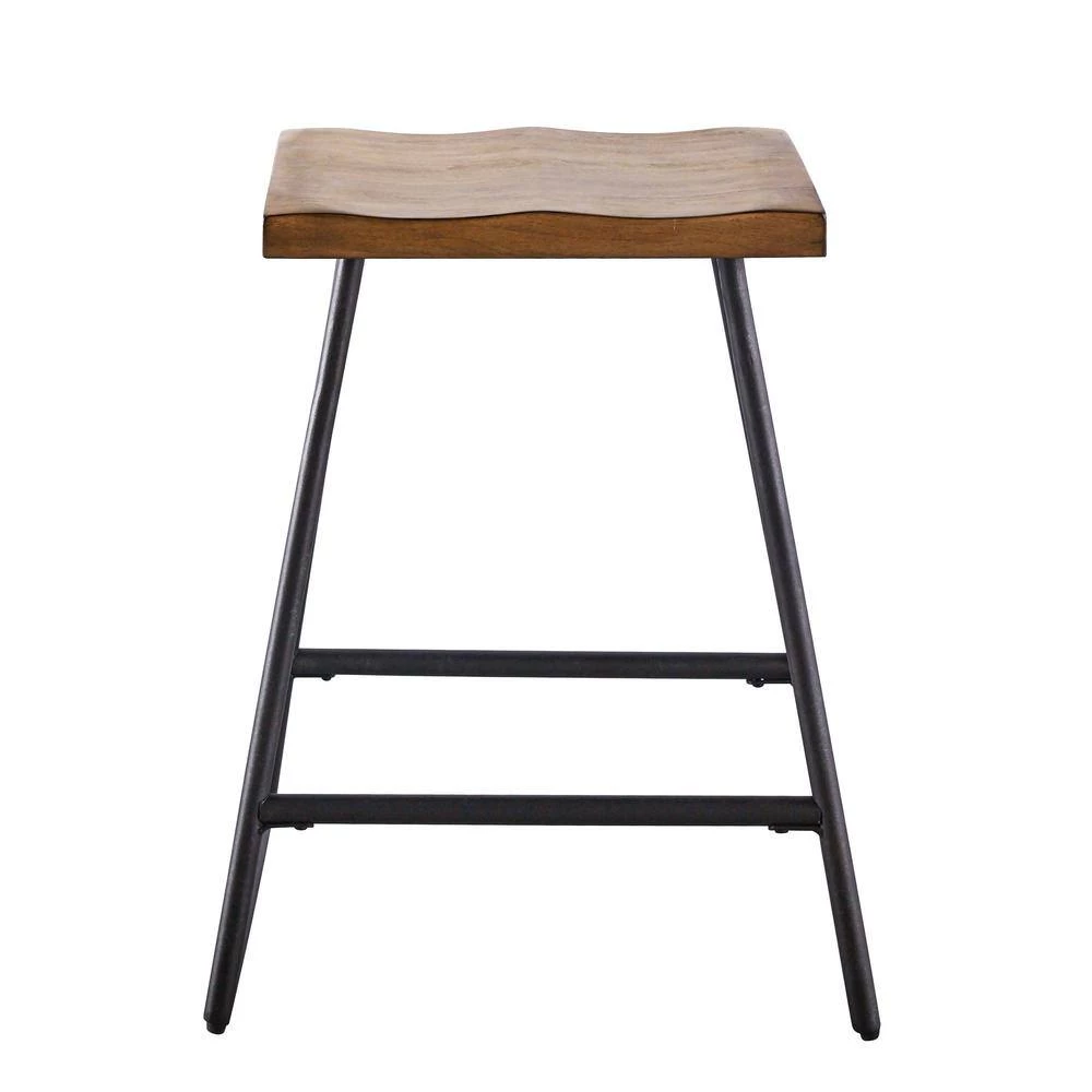 Landon Brown Wooden Counter Stool by Steve Silver 4 Landon Brown Wooden Counter Stool by Steve Silver - Image 2
