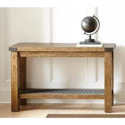 Hailee 48 in. Brown Standard Rectangle Wood Console Table with Shelves by Steve Silver 13 Hailee 48 in. Brown Standard Rectangle Wood Console Table with Shelves by Steve Silver -Steve Silver Online Store brown steve silver console tables ha150s 31 1000