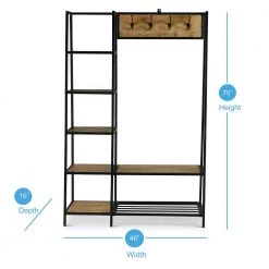 Hampton Brown Hall Tree by Steve Silver 12 Hampton Brown Hall Tree by Steve Silver -Steve Silver Online Store brown steve silver hall trees ht460ht 1f 1000