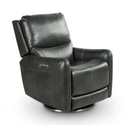 Athens Swivel Power Recliner by Steve Silver -Steve Silver Online Store charcoal steve silver recliners ah850c 4f 1000