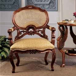 Chateau Marquee Cherry Mahogany Occasional Chair by Design Toscano 11 Chateau Marquee Cherry Mahogany Occasional Chair by Design Toscano -Steve Silver Online Store cherry design toscano accent chairs af1595 31 1000