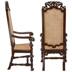 William and Mary Cherry Mahogany Arm Chair (Set of 2) by Design Toscano -Steve Silver Online Store cherry design toscano accent chairs af91554 c3 1000