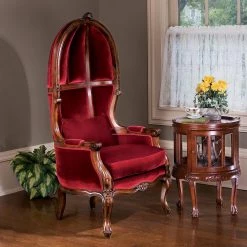 Victorian Cherry Mahogany Balloon Chair (Set of 2) by Design Toscano -Steve Silver Online Store cherry design toscano accent chairs af916755 31 1000