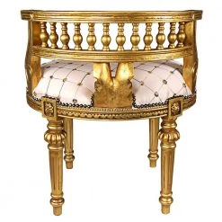 Mademoiselle Cezanne's Cherry Hardwood French Slipper Chair by Design Toscano 10 Mademoiselle Cezanne's Cherry Hardwood French Slipper Chair by Design Toscano -Steve Silver Online Store cherry design toscano accent chairs sk6044 66 1000