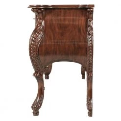 Le Piccard 58 in. Brown Standard Rectangle Top Wood Bombe Console by Design Toscano -Steve Silver Online Store cherry design toscano console tables af2148 4f 1000