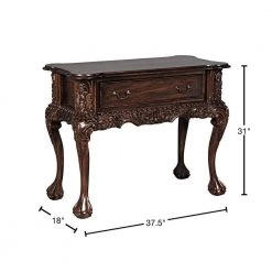 Swathmore 37.5 in. Brown Standard Rectangle Top Wood Console by Design Toscano 8 Swathmore 37.5 in. Brown Standard Rectangle Top Wood Console by Design Toscano -Steve Silver Online Store cherry design toscano console tables af7342 40 1000