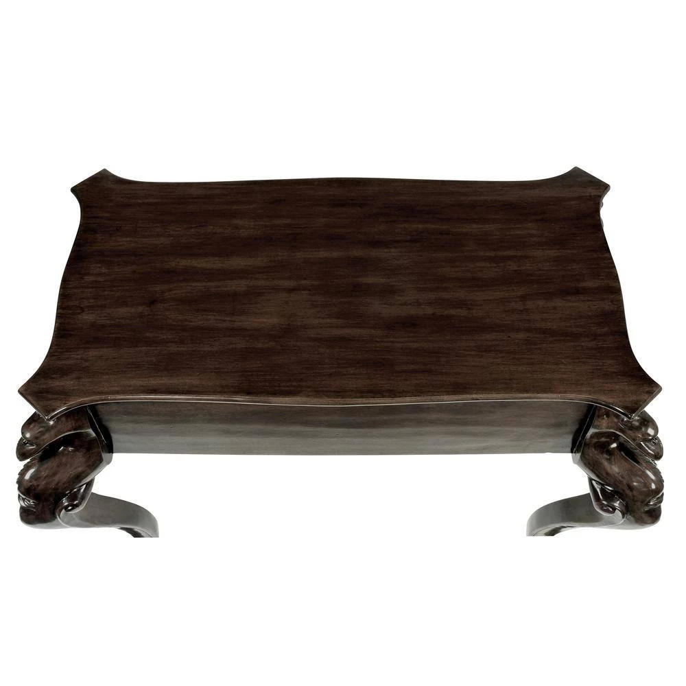 King Frederic 45.5 in. Brown Standard Rectangle Top Wood Console Table by Design Toscano 5 King Frederic 45.5 in. Brown Standard Rectangle Top Wood Console Table by Design Toscano - Image 3