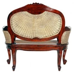 Chateau Brown Cherry Marquee Bench 40 in. H x 40 in. W x 19 in. D by Design Toscano -Steve Silver Online Store cherry design toscano dining benches af1574 1f 1000