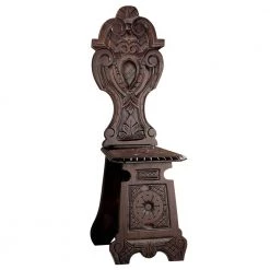 DeMedici Palace Cherry Mahogany Renaissance Chair by Design Toscano