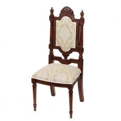 Salon des Rosiers Cherry Mahogany Side Chair by Design Toscano