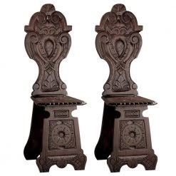 DeMedici Palace Cherry Mahogany Renaissance Chair (Set of 2) by Design Toscano