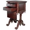 Lady Rebecca Victorian 19.5 in. Brown Standard Square Top Wood Bedside Table by Design Toscano 2 Lady Rebecca Victorian 19.5 in. Brown Standard Square Top Wood Bedside Table by Design Toscano -Steve Silver Online Store cherry design toscano end side tables af57721 64 1000