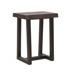 Jennings Cherry And Ebony Live Edge Stool (Set of 2) by Steve Silver -Steve Silver Online Store cherry ebony steve silver bar stools jn200st e1 1000