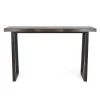 Jennings 60 in. Cherry/Ebony Standard Rectangle Wood Console Table with Live Edge by Steve Silver -Steve Silver Online Store cherry ebony steve silver console tables jn200b 64 1000