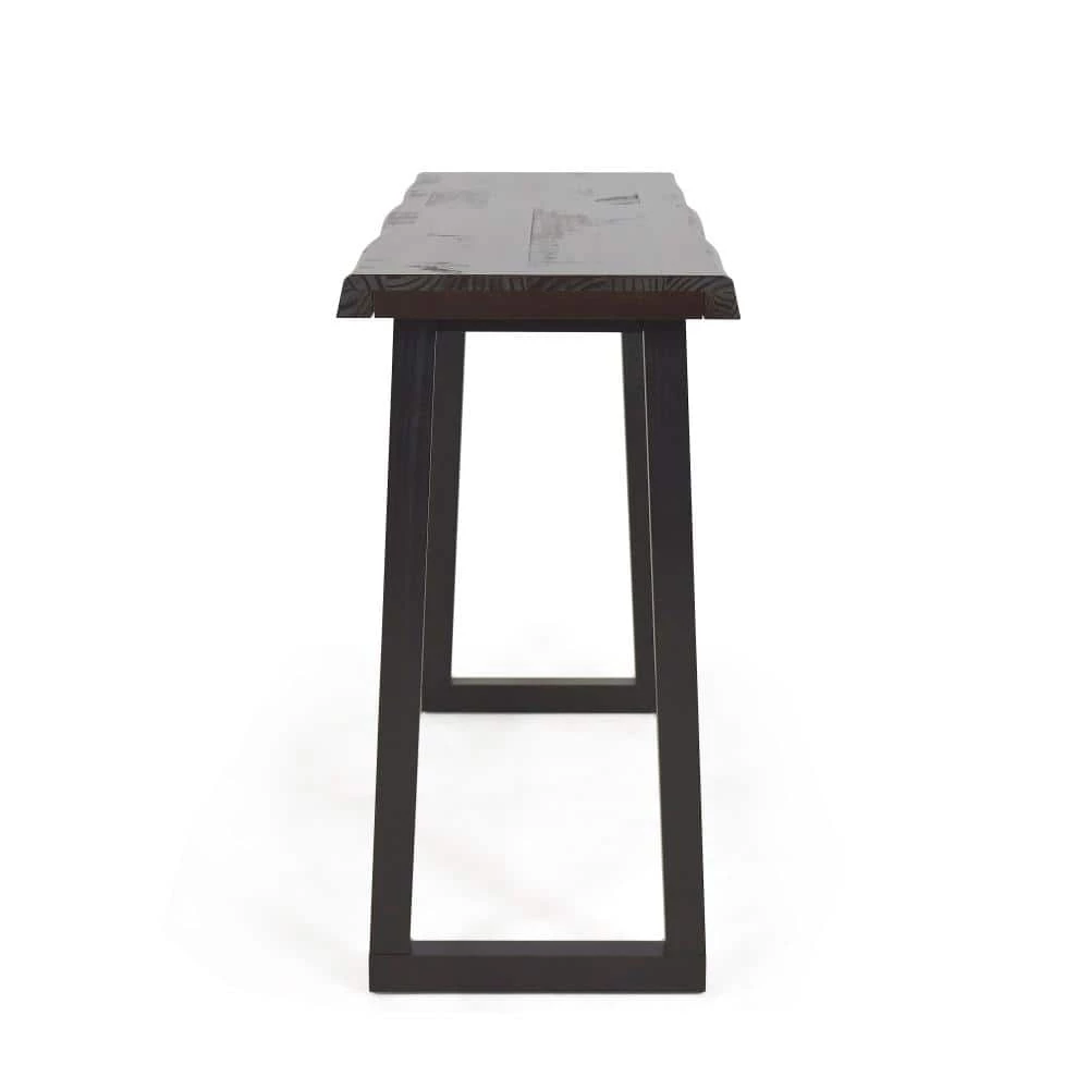 Jennings 60 in. Cherry/Ebony Standard Rectangle Wood Console Table with Live Edge by Steve Silver 5 Jennings 60 in. Cherry/Ebony Standard Rectangle Wood Console Table with Live Edge by Steve Silver - Image 3