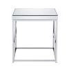 Evelyn Chrome Mirror Top End Table by Steve Silver -Steve Silver Online Store chrome steve silver end side tables ev300e 64 1000