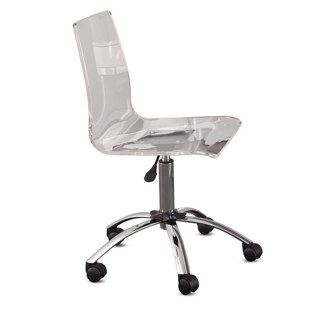Arthur Clear Adjustable Swivel Chair by Steve Silver 4 Arthur Clear Adjustable Swivel Chair by Steve Silver - Image 2