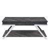 Roma 48 in. Dark Gray Large Rectangle Composite Coffee Table with Lift Top by Steve Silver -Steve Silver Online Store dark grey steve silver coffee tables ro100c 64 1000