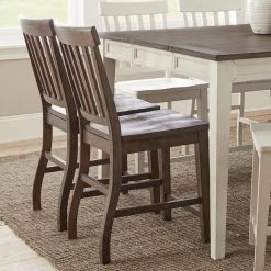 Cayla 42 in. Dark Oak Counter Chair (Set of 2) by Steve Silver -Steve Silver Online Store dark oak steve silver bar stools cy700cck c3 1000