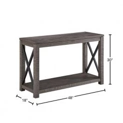 Dexter 48 in. Gray Standard Rectangle Wood Console Table with Storage by Steve Silver 10 Dexter 48 in. Gray Standard Rectangle Wood Console Table with Storage by Steve Silver -Steve Silver Online Store distress steve silver console tables dx300s 40 1000