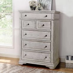 Highland Park 5-Drawer Rustic Ivory Chest of Drawer (40 in. Depth x 19 in. Width x 56 in. Height) by Steve Silver 19 Highland Park 5-Drawer Rustic Ivory Chest of Drawer (40 in. Depth x 19 in. Width x 56 in. Height) by Steve Silver -Steve Silver Online Store distressed rustic ivory steve silver chest of drawers hp900ctw 31 1000