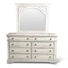 Highland Park 8-Drawer Rustic Ivory Dresser With Mirror (66 in. Depth x 19 in. Width x 79 in. Height) by Steve Silver 2 Highland Park 8-Drawer Rustic Ivory Dresser With Mirror (66 in. Depth x 19 in. Width x 79 in. Height) by Steve Silver -Steve Silver Online Store distressed rustic ivory steve silver dressers hp900drmrw 64 1000