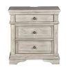 Highland Park Rustic Ivory Nightstand (28 in. Depth x 17 in. Width x 29.5 in. Height) by Steve Silver -Steve Silver Online Store distressed rustic ivory steve silver nightstands hp900nsw 64 1000