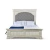 Highland Park Rustic Ivory Queen Pannel Bed by Steve Silver -Steve Silver Online Store distressed rustic ivory steve silver panel beds hp900qbw 64 1000