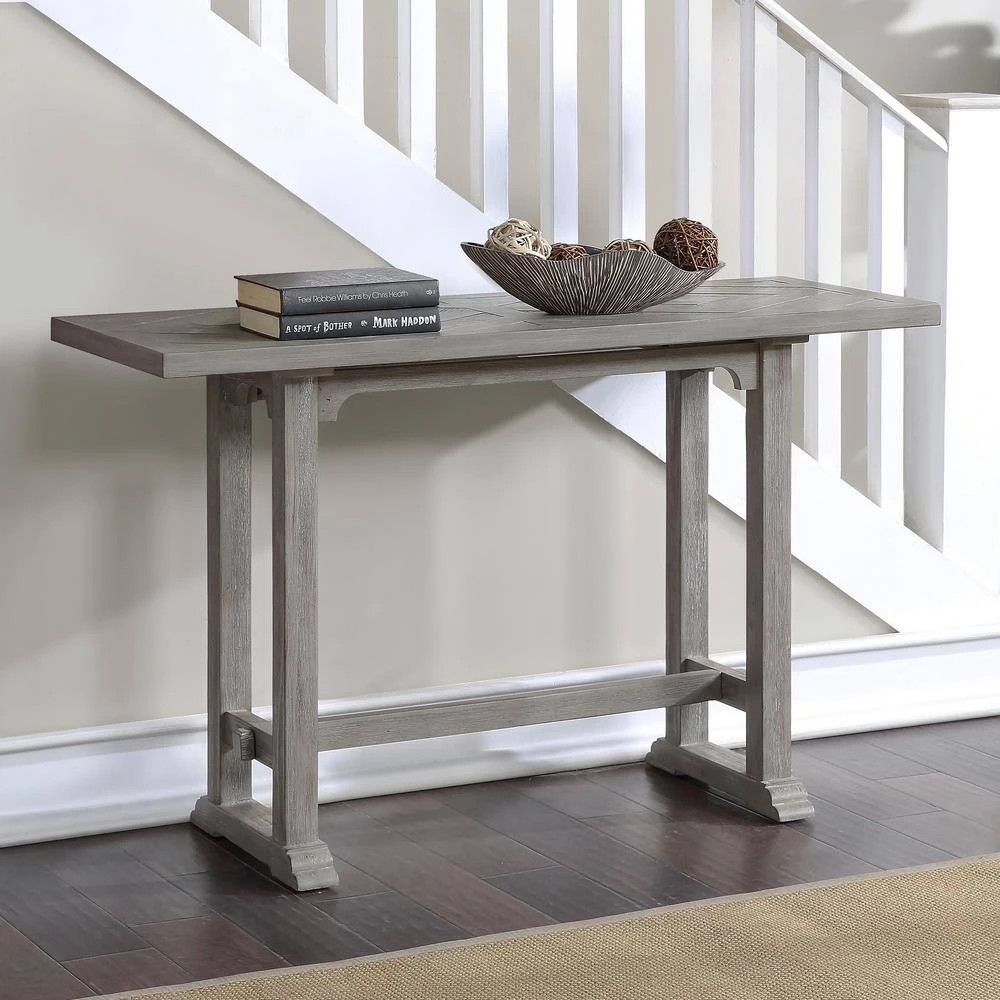 Whitford 30" Dove Gray Sofa Table by Steve Silver 6 Whitford 30" Dove Gray Sofa Table by Steve Silver - Image 4