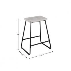 Carson Driftwood 24" Counter Stool - set of 2 by Steve Silver -Steve Silver Online Store driftwood black steve silver bar stools cr550cs 40 1000